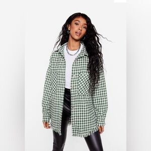Gingham Oversized Shacket